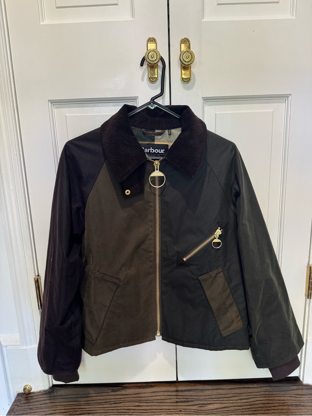 NWOT Barbour Arlene Waxed Jacket